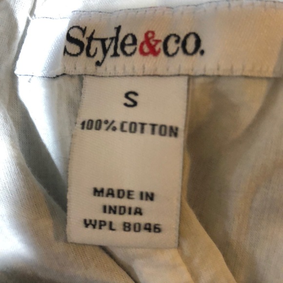 Style & Co. Palm Leaf Skirt - Picture 7 of 7